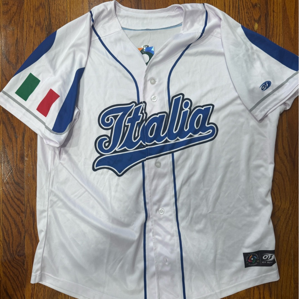 Mike Piazza OTS Sports World Baseball Classic Jersey (BNWT) Size XL